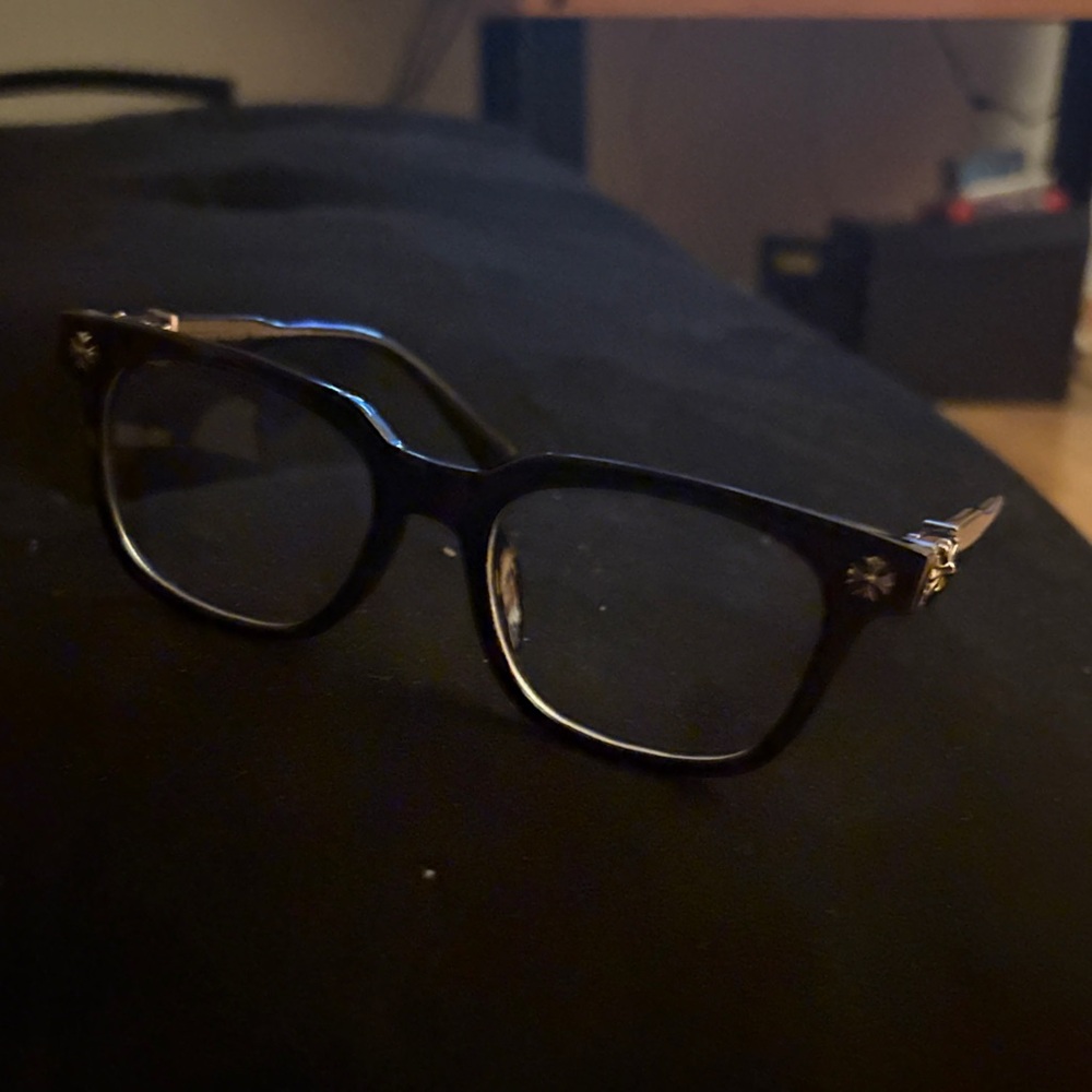 Chrome Hearts Black Eyewear